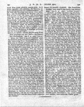 Pirna, b. Arnold: Gotthold. Ein komischer Roman, von dem Vf. des Guido von Sohnsdom. 544. S. 8. 1801.