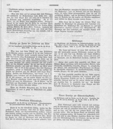 Neuere Beyträge zur Schmetterlingskunde, mit Abbildungen nach der Natur [auf 600 Tafeln] / von [Christian] F[riedrich] Freyer. - Augsburg : beim Verfasser. H. Nr. 25, auch bei Kollmann. - Heft 55-56, 1840