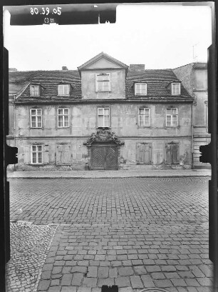 Potsdam, Hermann-Elflein-Straße 3. Wohnhaus (18. Jh.). Straßenfront