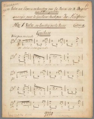 4 Dances, Arr, guit, HenK WoO 104/9 - BSB Mus.Schott.Ha 10305