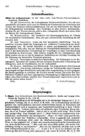 216-224, VI. Besprechungen