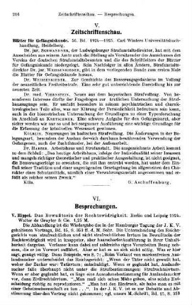 216-224, VI. Besprechungen