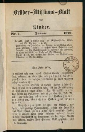 1-24, Januar 1870 (Nr. 1)