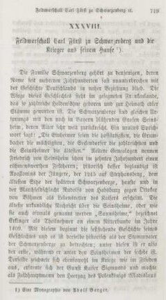 719-728 Feldmarschall Carl Fürst zu Schwarzenberg und die Krieger aus seinem Hause