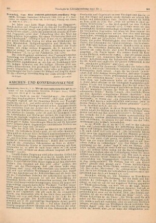 301-303 [Rezension] Asmussen, Hans Christian, Warum noch lutherische Kirche