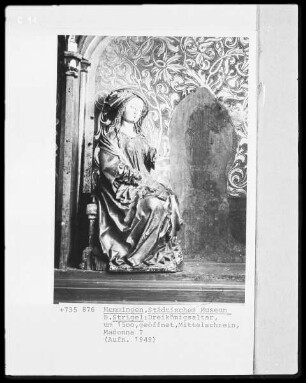 Dreikönigsaltar: Madonna