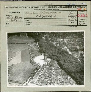 Wuppertal, Elisenhöhe mit Bismarckturm