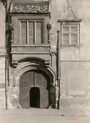 Bratislava. Rathaus (1581). Erker und Portal