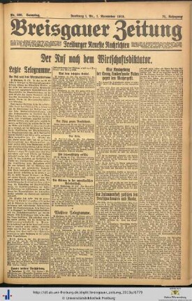 Nr. 299-327 (November 1919)