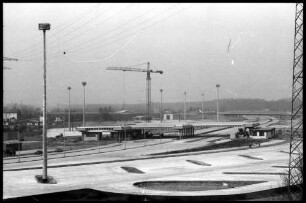 Weil: Neubau Zollstelle, von der Bahnbrücke