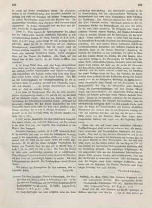 181-182 [Rezension] Clauss, Hermann, Die Einführung der Reformation in Schwabach 1521 - 1530