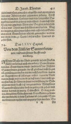Das LXXV. Capitel.