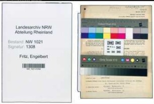 Entnazifizierung Engelbert Fritz , geb. 09.11.1900 (Einkaeufer)