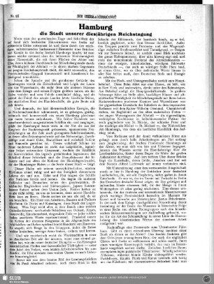 Hamburg, die Stadt unserer diesjährigen Reichstagung