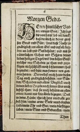 [Gebet und Trostsprüche]