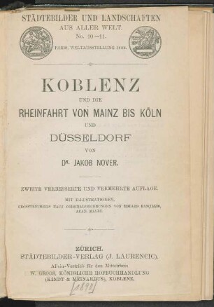 Koblenz und die Rheinfahrt von Mainz bis Köln und Düsseldorf