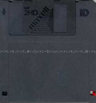 Diskette "maxell MF 2 HD"