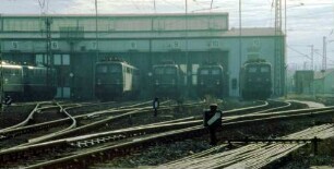 Bw Kornwestheim Gleisanlage Weiche 74 Weichensignal Lok Baureihe 150