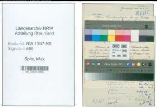 Entnazifizierung Max Spitz , geb. 05.08.1903 (Lehrer)