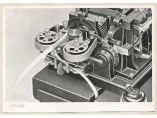 Repro aus GNT Prospekt (Fernschreibmaschine), Bild 10, Foto 1957
