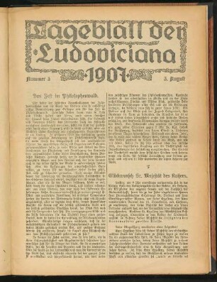 Tageblatt der Ludoviciana