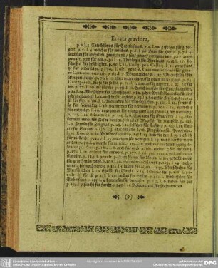 Errata graviora