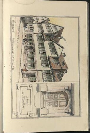 G. Wilhelmsplatz No 13 B. Detail der Hausthüre.