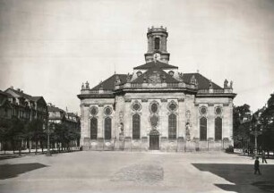 Saarbrücken, Ludwigskirche : Saarbrücken. Ludwigskirche. Hauptansicht, von Osten