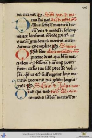 [100r] S. Marcialem confessor.