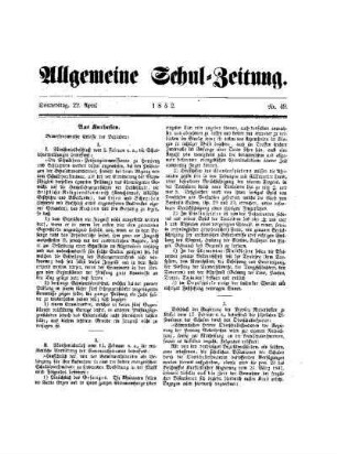 Aus Kurhessen