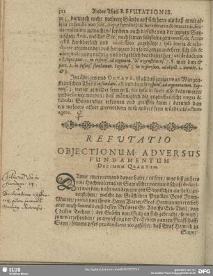 Refutatio Obiectionum Adversus Fundamentum Decimum Quartum