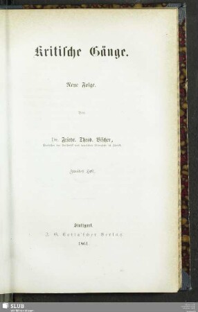 2: [Shakspeare in seinem Verhältnis zur deutschen Poesie, insbesondere zur politischen. Shakspeare's Hamlet] : Neue Folge