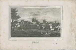 Ansicht von Höckendorf, Lithographie, um 1840 : Höckendorf / N. d. Nat. gez. v. G. Täubert. - [Dresden] : Renner u. Ketzschau , [um 1840]. - 1 Kunstbl. : Lithogr. ; 19 x 11 cm