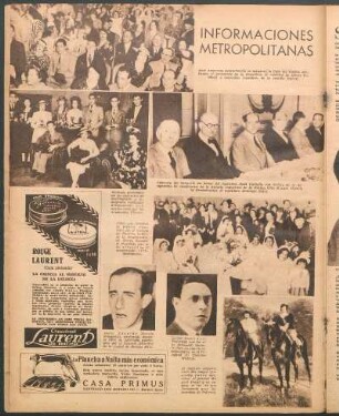 Informaciones metropolitanas [Fotografías]
