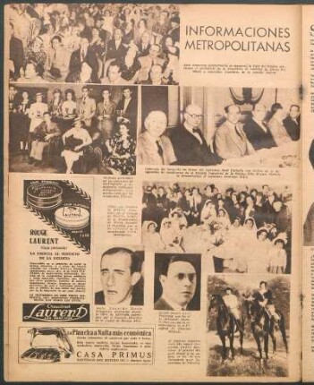 Informaciones metropolitanas [Fotografías]