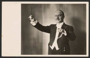 Porträtfoto von Paul Lincke mit Widmung für Edith Stolzenberg