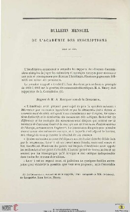 Bulletin mensuel