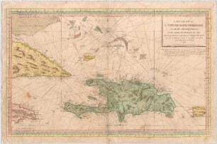 Carte Réduite De L'Isle De Saint Domingue Et De Ses Débouquements : Pour Servir Aux Vaisseaux Du Roy