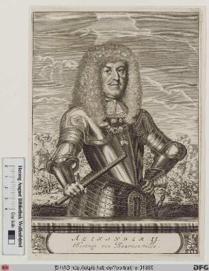 Bildnis Alexandre-Hippolyte-Baltazar de Hennin Bournonville, 1658 prince de
