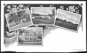 Doberschau. Schloss, Papierfabrik, Gasthof