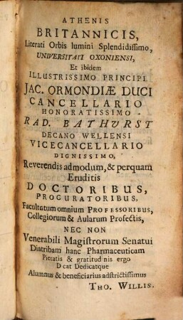 Pharmaceutice rationalis. 2. (1675)