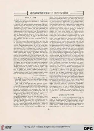 Kunstgewerbliche Rundschau