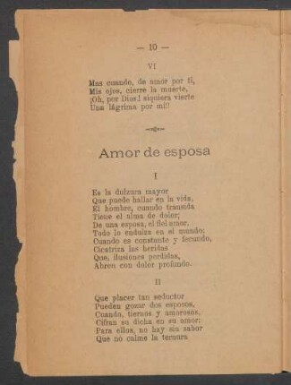 Amor de esposa