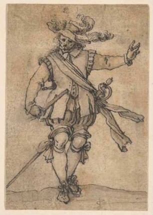 Stehender Kavalier