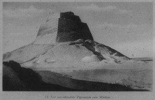 Medum [Meidum], Die unvollendete Pyramide