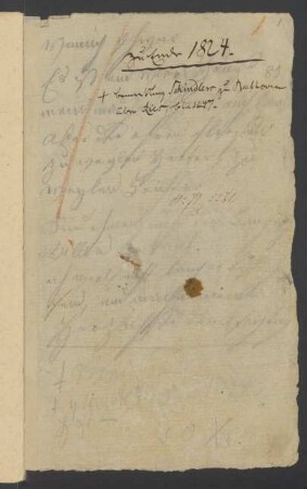 Konversationsheft 84 (erste Februarhälfte 1825)