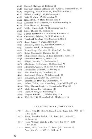 Praeceptores Johannei