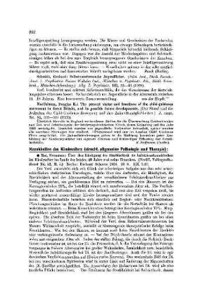 Krankheiten des Kindesalters : [einschl. allgemeine Pathologie und Therapie)