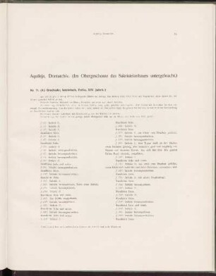 Aquileja, Domarchiv. (Im Obergeschosse des Sakristeianbaues untergebracht.)