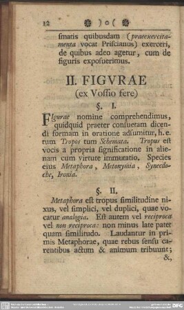 II. Figurae